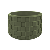 Cypress Green Checkered Silicone Protective Boot for Tumbler