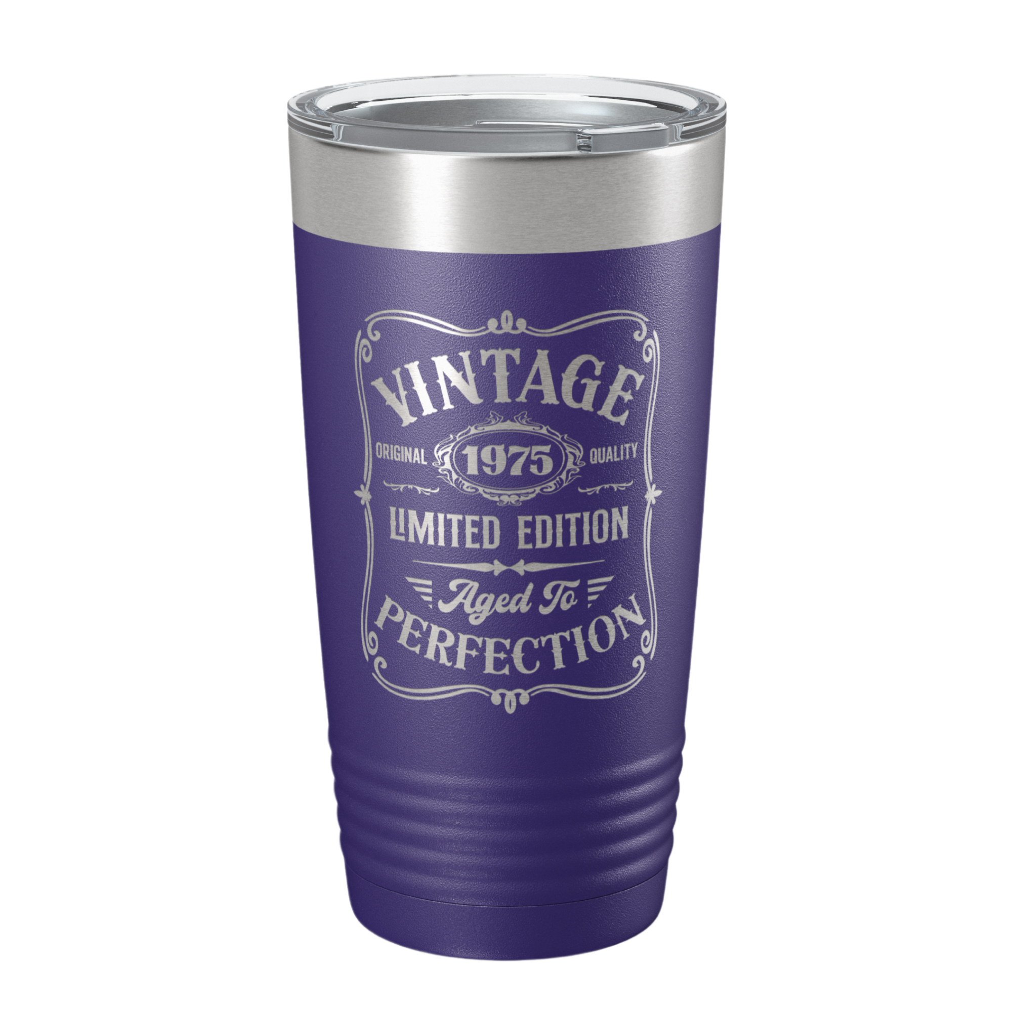 Vintage 1975 20 OZ Tumbler with Slider Lid