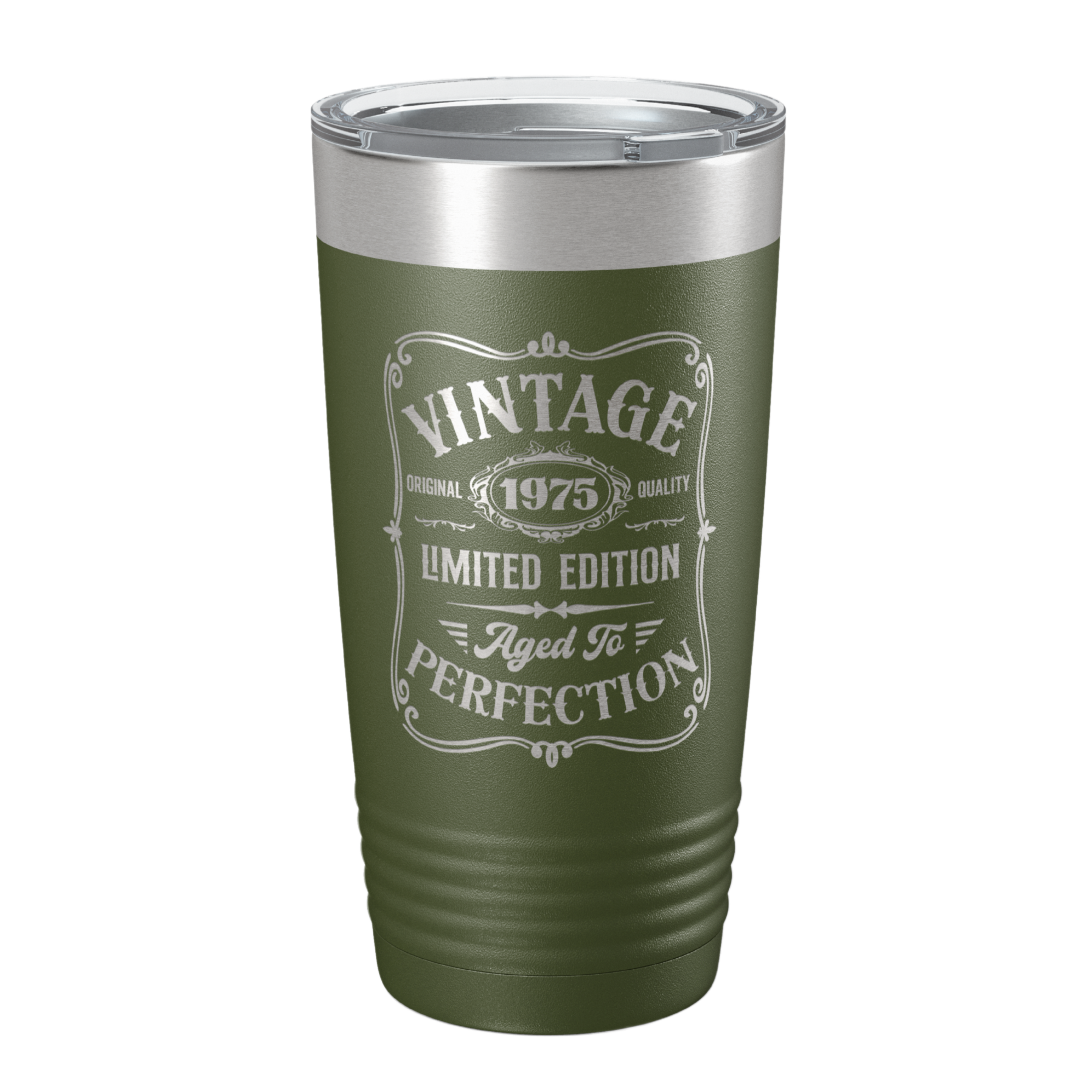 Vintage 1975 20 OZ Tumbler with Slider Lid