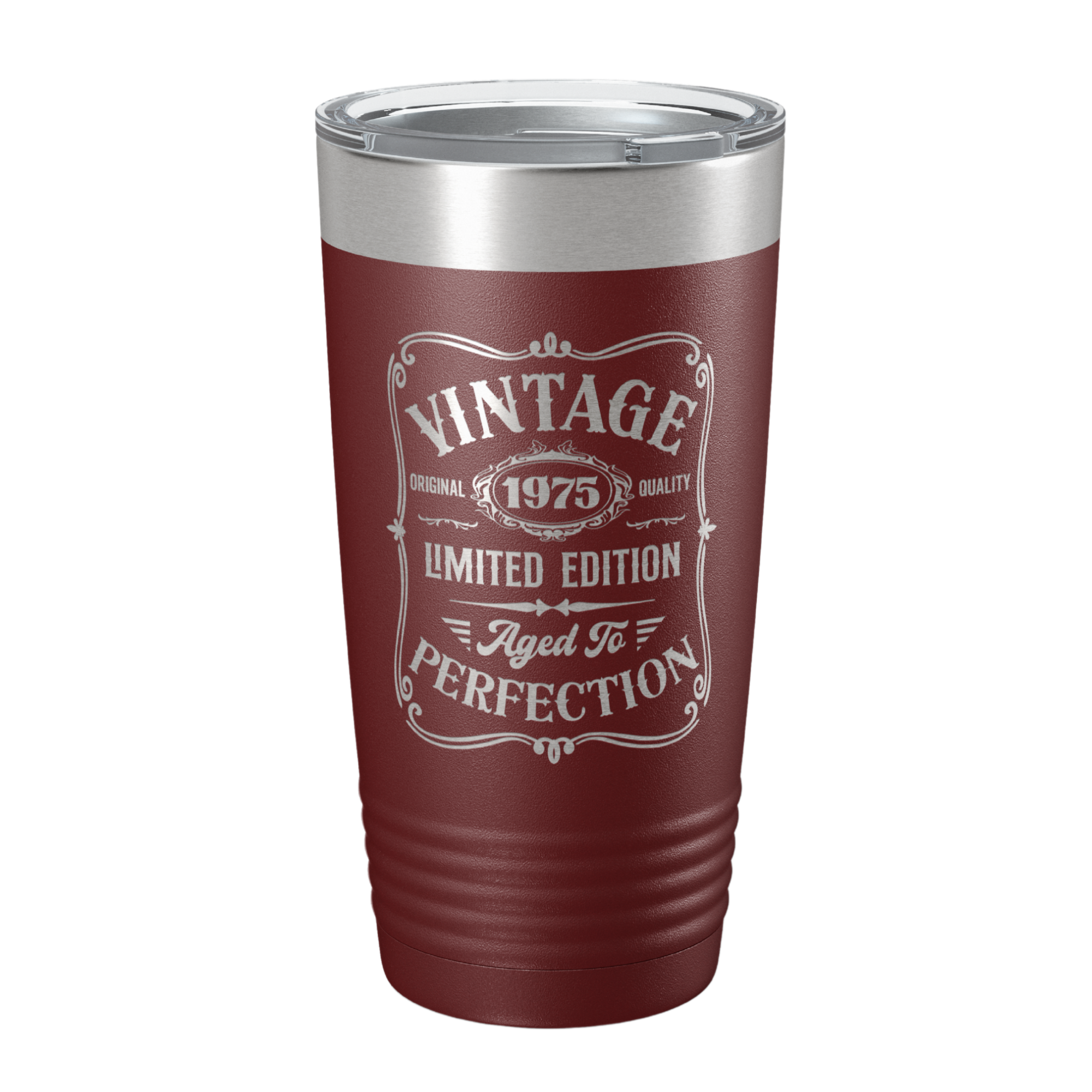 Vintage 1975 20 OZ Tumbler with Slider Lid