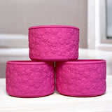 Cotton Candy Pink Daisy Silicone Protective Boot for Tumbler
