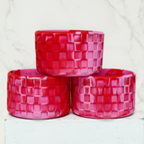 Valentine Checkered Silicone Protective Boot for Tumbler