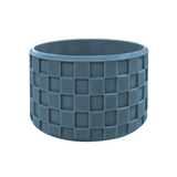 Seagloss Blue Checkered Silicone Protective Boot for Tumbler