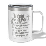 You Are Bible Verse Travel Coffee Camp Mug