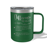 Difference Maker Appreciation Travel Coffee Camp Mug