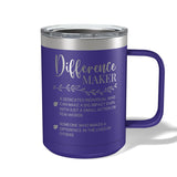 Difference Maker Appreciation Travel Coffee Camp Mug