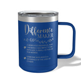 Difference Maker Appreciation Travel Coffee Camp Mug