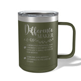 Difference Maker Appreciation Travel Coffee Camp Mug