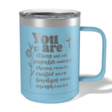 You Are Bible Verse Travel Coffee Camp Mug