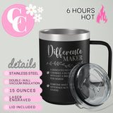 Difference Maker Appreciation Travel Coffee Camp Mug