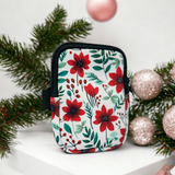 Floral Christmas Neoprene Pouch for 40 OZ Tumbler
