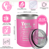 You Are Bible Verse Travel Coffee Camp Mug