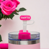 Pink Taylor Swift Swiftie Straw Topper - 10 MM