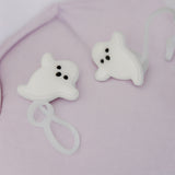 10 MM White Ghost Straw Topper