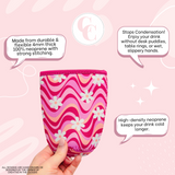Groovy Daisy Insulated Drink Sleeve Coffee Coozie