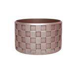 Rose Gold Checkered Silicone Protective Boot for Tumbler