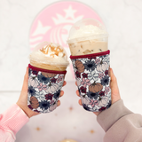 Fall Floral Insulated Drink Sleeve Coffee Coozie