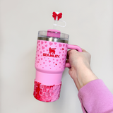 Red Bow Straw Topper - 10 MM for Thick Straws