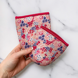 Summer Floral Insulated Drink Sleeve Coffee Coozie