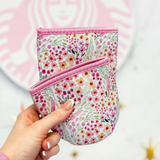 Spring Floral Insulated Drink Sleeve Coffee Coozie