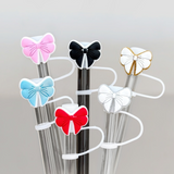 6 PK - Bow Straw Topper 10 MM for Stanley Straws