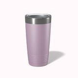 Personalized Floral Initial with Name 20 OZ Tumbler with Slider Lid
