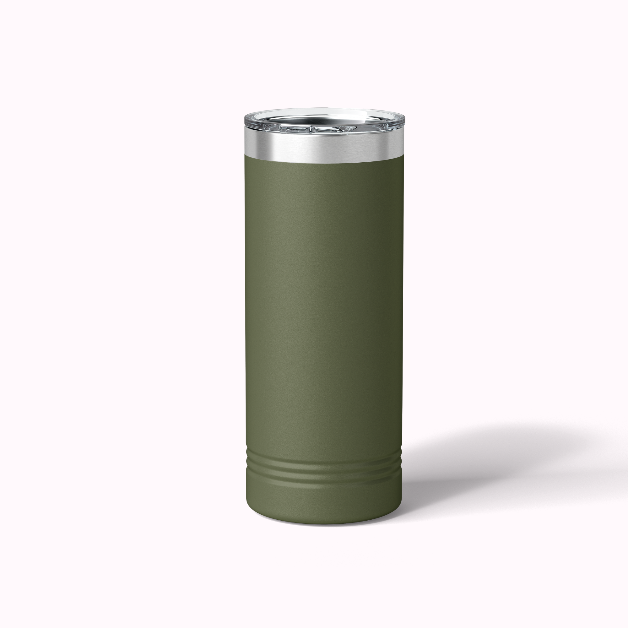 Personalized Floral Initial 22 OZ Skinny Tumbler