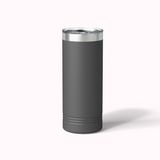 Personalized Floral Initial 22 OZ Skinny Tumbler