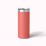 Personalized Floral Initial 22 OZ Skinny Tumbler