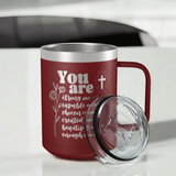 You Are Bible Verse Travel Coffee Camp Mug