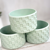 Mint Comfort Joy Checkered Silicone Protective Boot for Tumbler