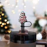 Christmas Cake Straw Topper - 10 MM for Thick Straws