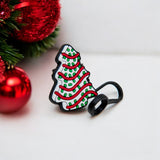 Christmas Cake Straw Topper - 10 MM for Thick Straws