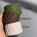 Cypress Green Checkered Silicone Protective Boot for Tumbler