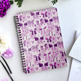 Purple Bows Notebook