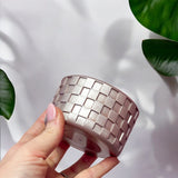 Rose Gold Checkered Silicone Protective Boot for Tumbler