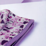 Purple Bows Insulated Drink Sleeve Coffee Coozie