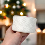 Pearl Snowflake Silicone Protective Boot for Tumbler