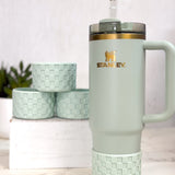 Mint Comfort Joy Checkered Silicone Protective Boot for Tumbler