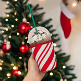 Peppermint Insulated Drink Sleeve Coffee Coozie