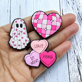 Valentines Day Straw Toppers 10 MM