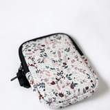 Neutral Floral Neoprene Tumbler Pouch Booksack