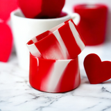 Red Marble Silicone Boot