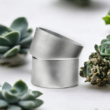Metallic Silver Silicone Protective Boot for Tumbler