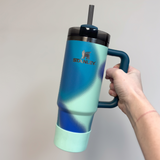 Mint Shimmer Silicone Protective Boot for Tumbler