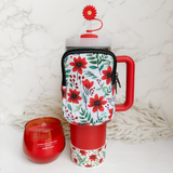 Floral Christmas Silicone Boot