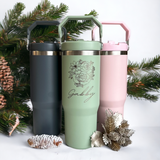 Personalized 30 OZ Flip Handle Tumbler