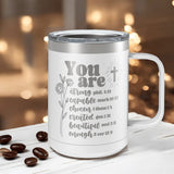 You Are Bible Verse Travel Coffee Camp Mug