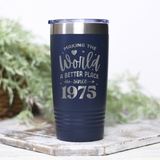 50 & Fabulous Birthday 20 OZ Tumbler with Slider Lid