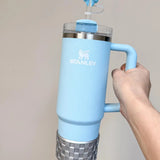 Silver Checkered Metallic Silicone Protective Boot for Tumbler